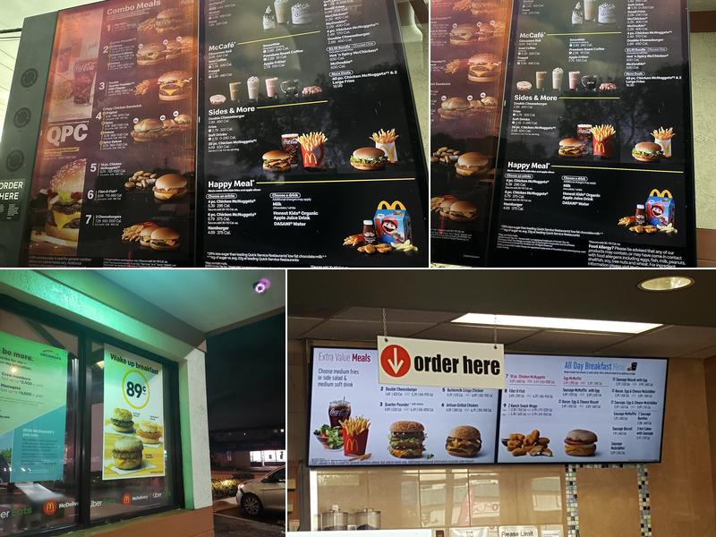 McDonald's Menu