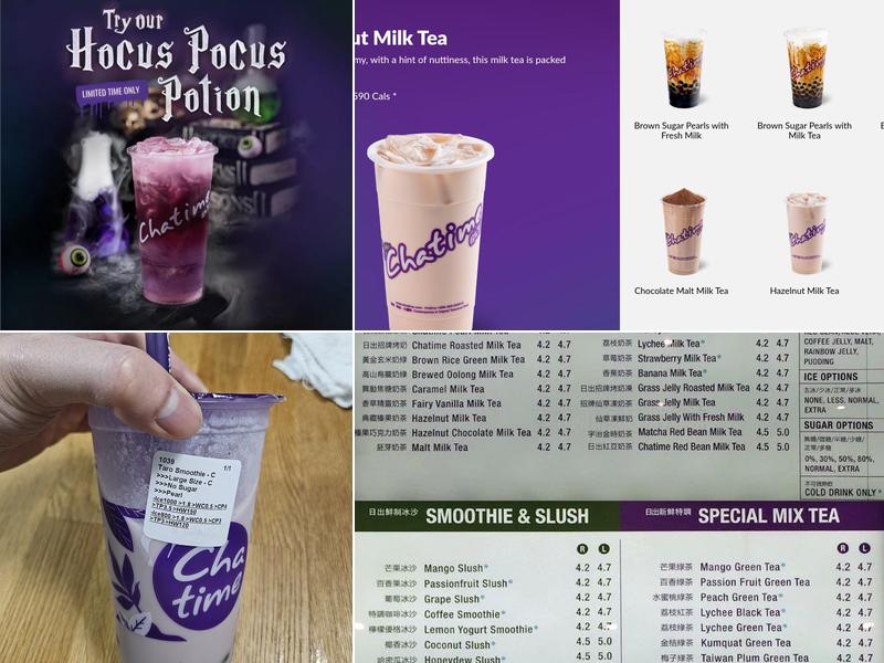 Chatime Menu