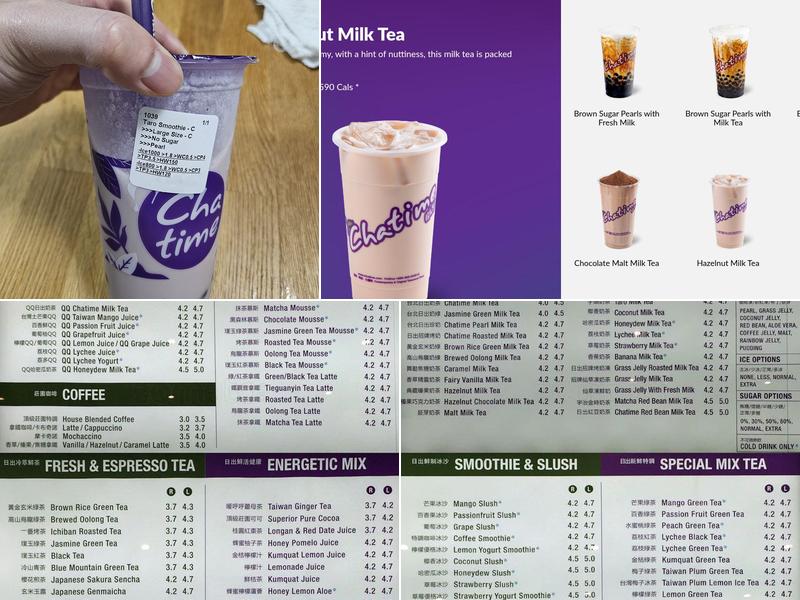 Chatime Menu