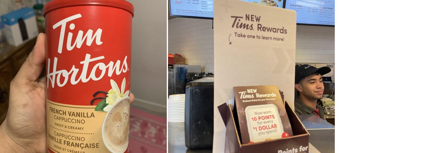 Tim Hortons Menu