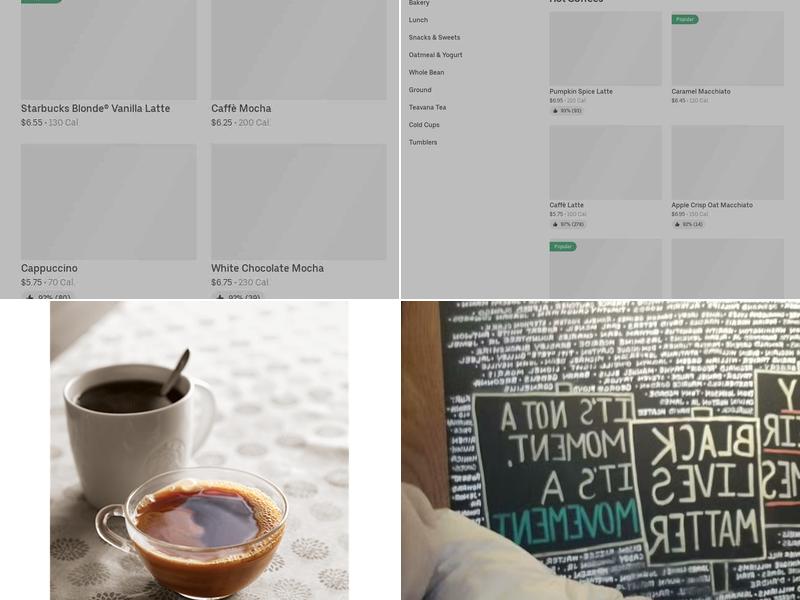 Starbucks Menu