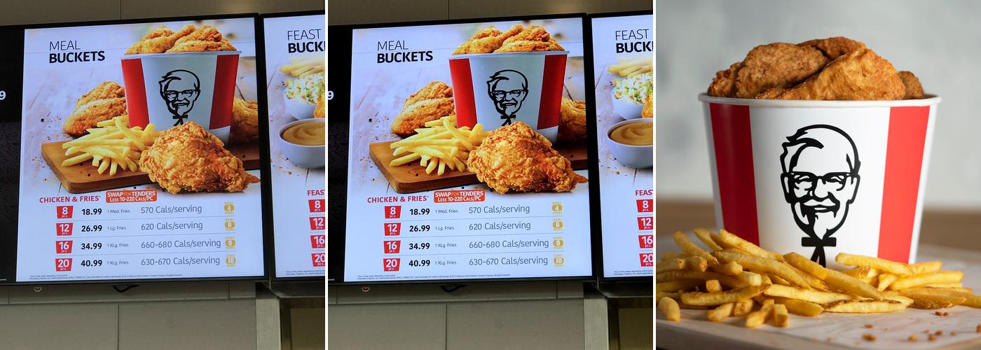 KFC Menu