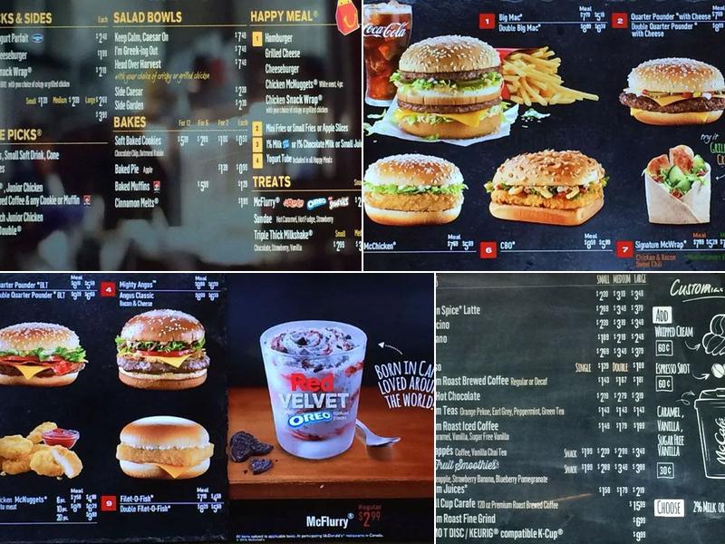 McDonald's Menu