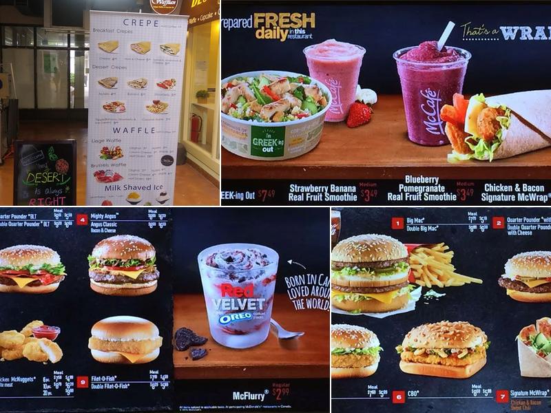 McDonald's Menu