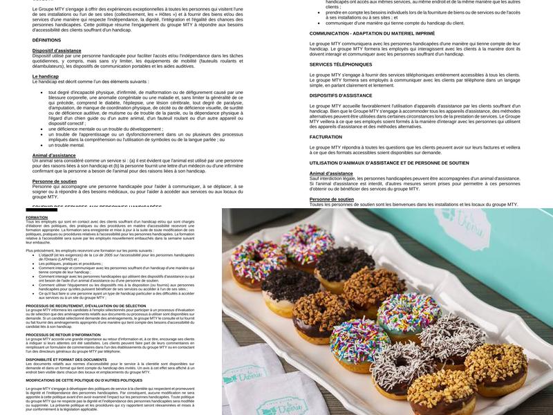 La Diperie Danforth Menu