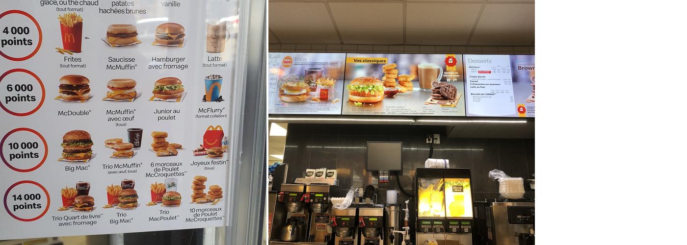 McDonald's Menu