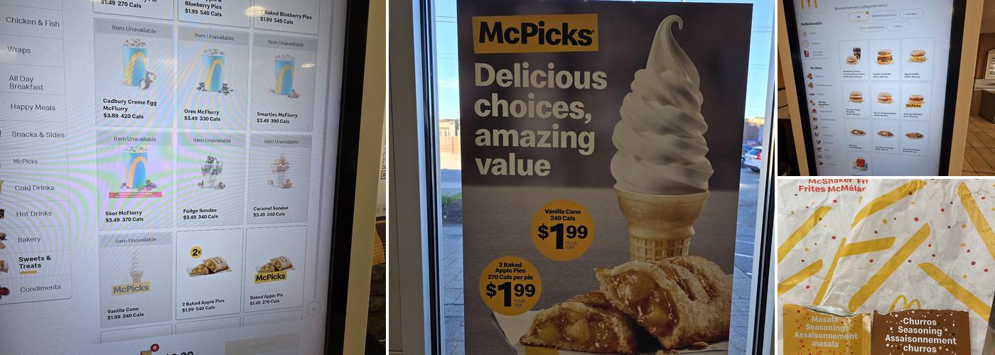 McDonald's Menu