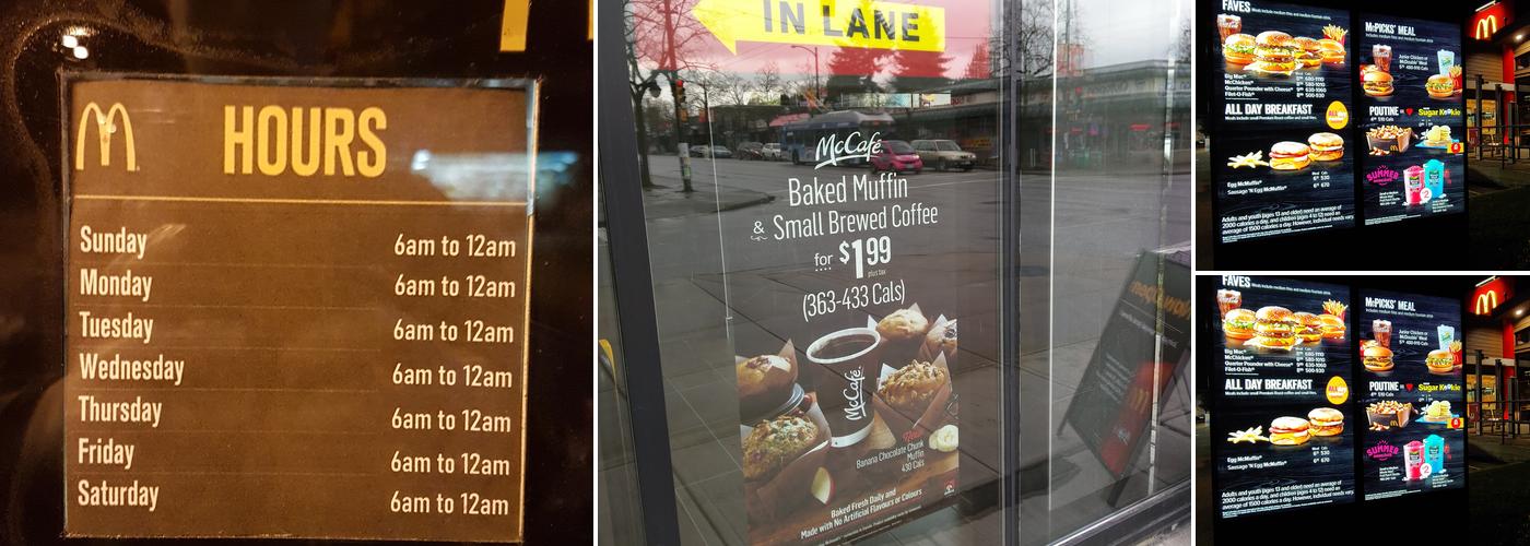 McDonald's Menu
