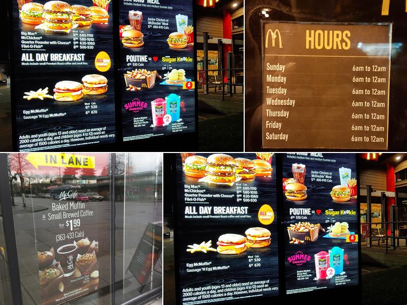 McDonald's Menu
