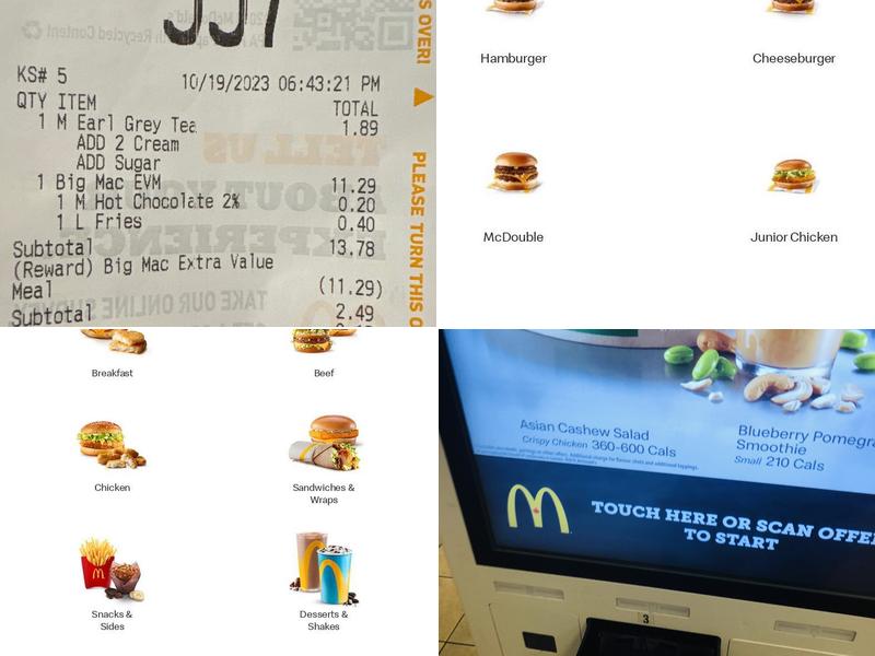 McDonald's Menu
