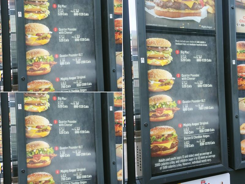 McDonald's Menu