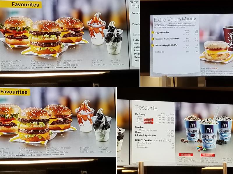 McDonald's Menu