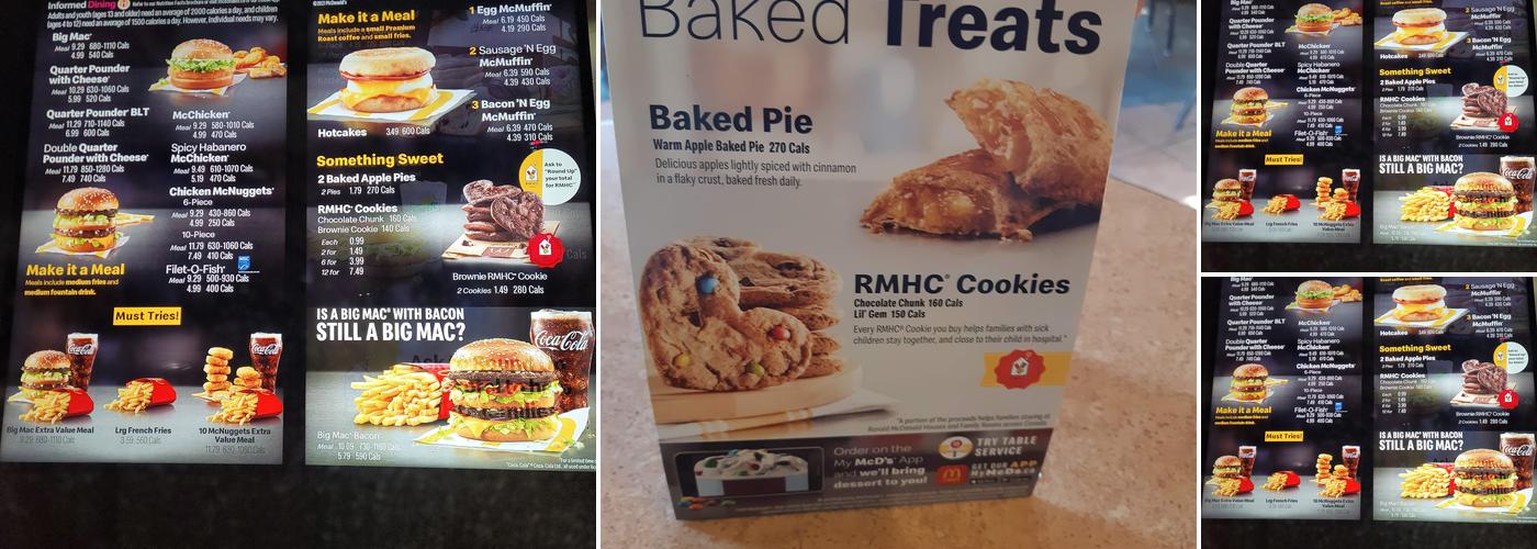 McDonald's Menu