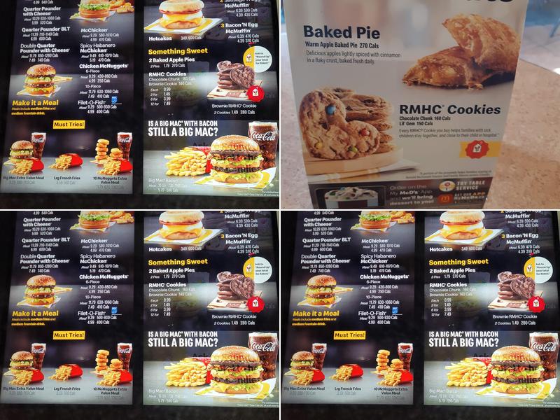 McDonald's Menu