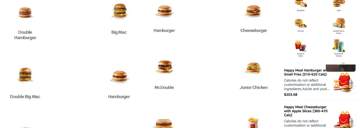 McDonald's Menu