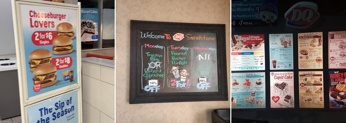 Dairy Queen Grill & Chill Menu