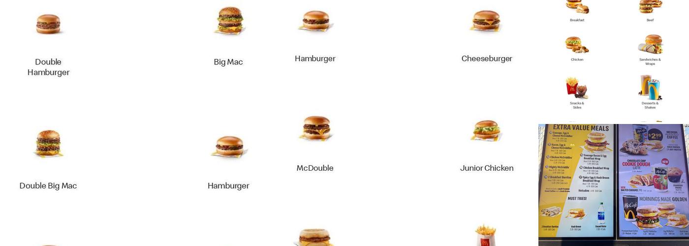 McDonald's Menu