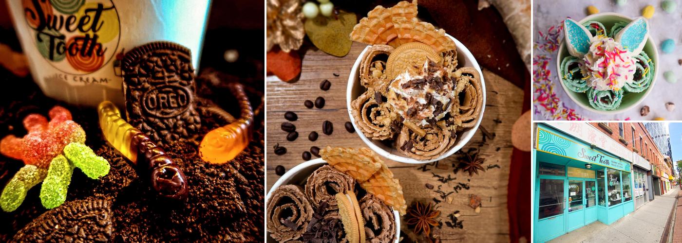Sweet Tooth Rolled Ice Cream