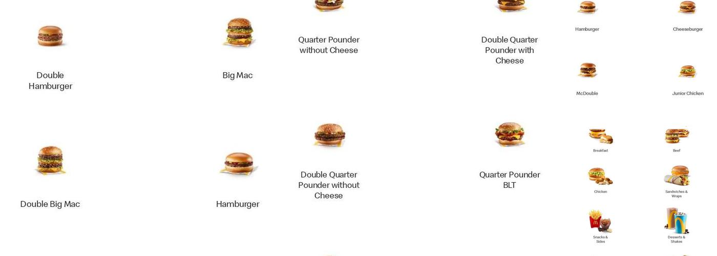 McDonald's Menu