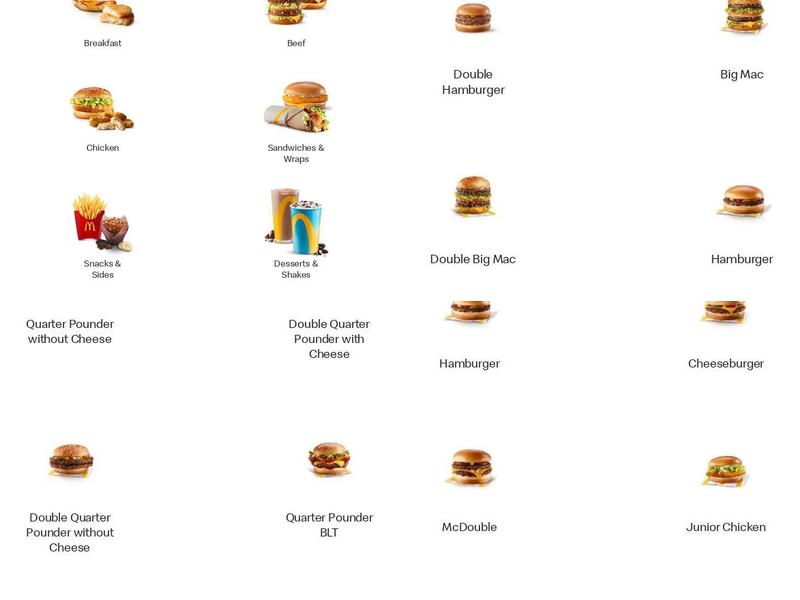 McDonald's Menu