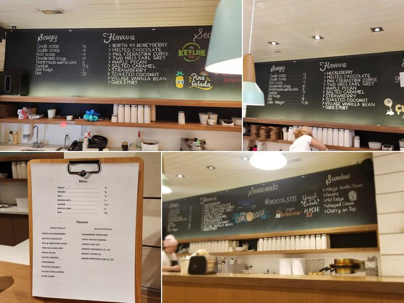 Village Ice Cream Menu