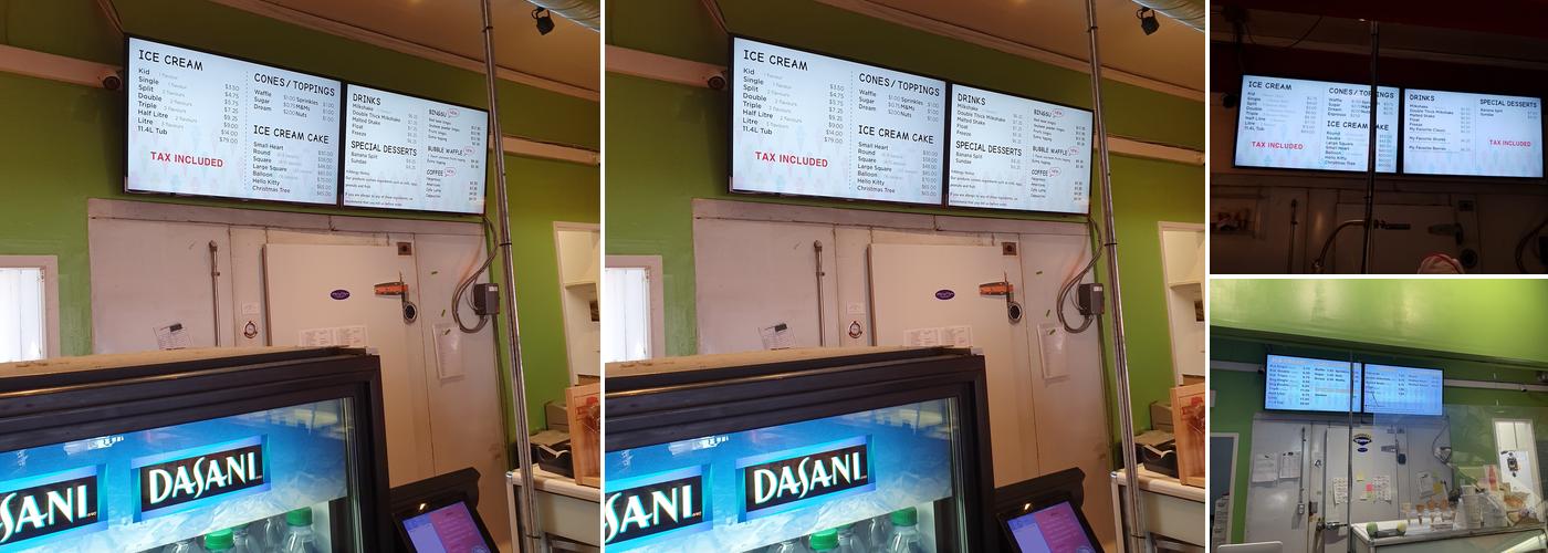 My Favorite Ice Cream Shoppe Menu