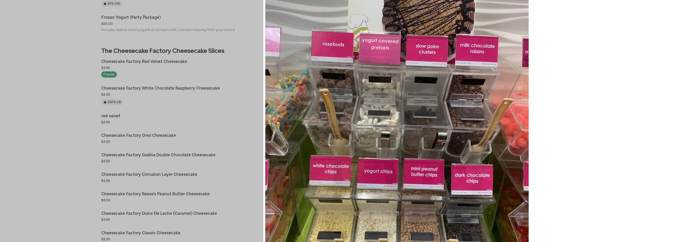 Menchie's Menu