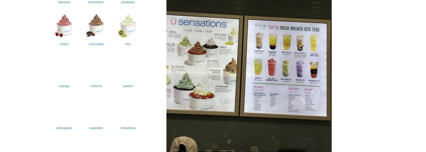 Yogen Früz Menu