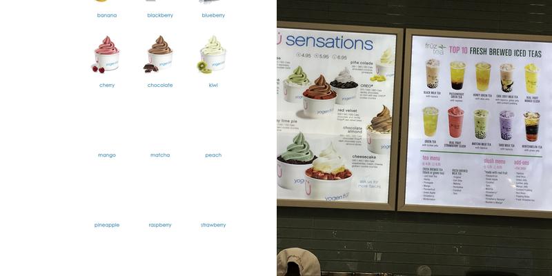 Yogen Früz Menu