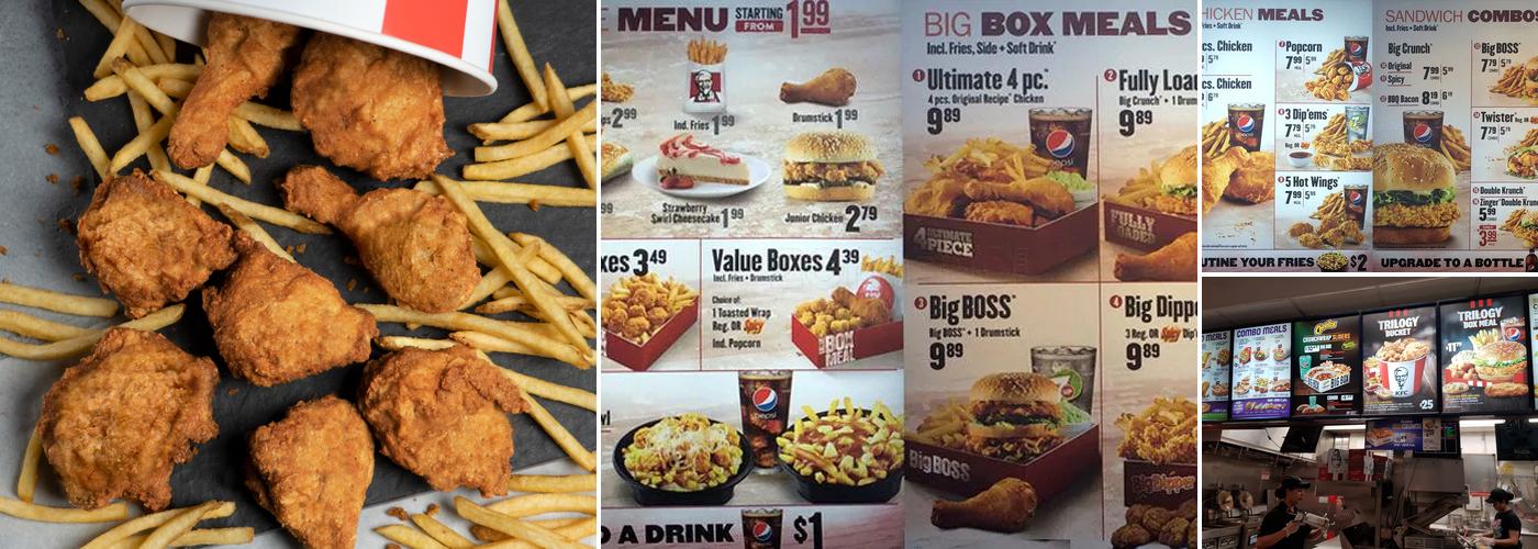 KFC Menu