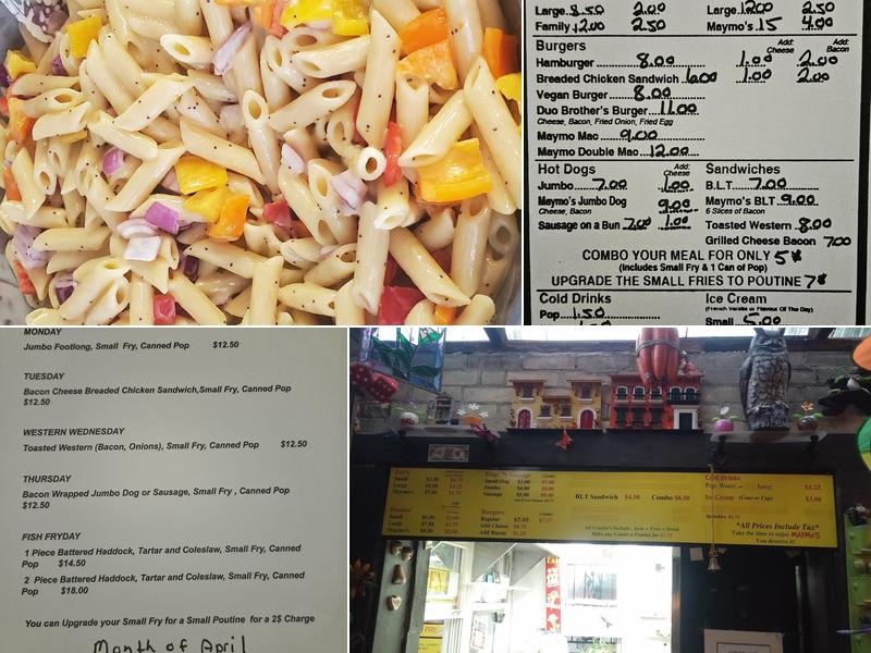 Foxy Roxy At Maymo's Fry Menu