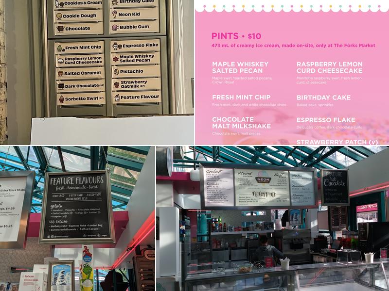 Neon Cone Menu