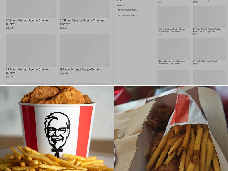 KFC Menu