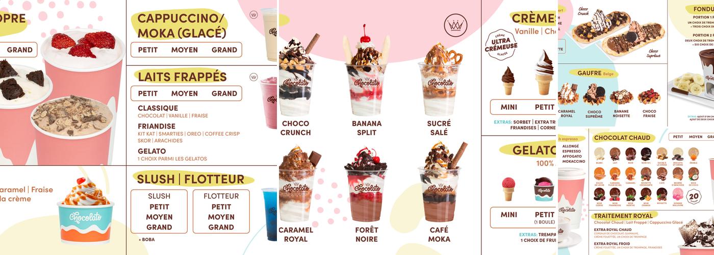 Chocolato - Saint-Jean Menu