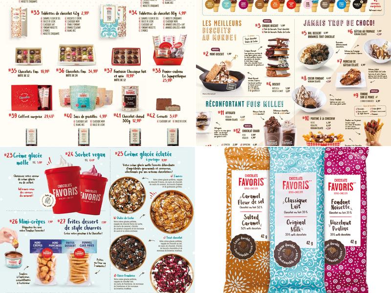 Chocolats Favoris Menu