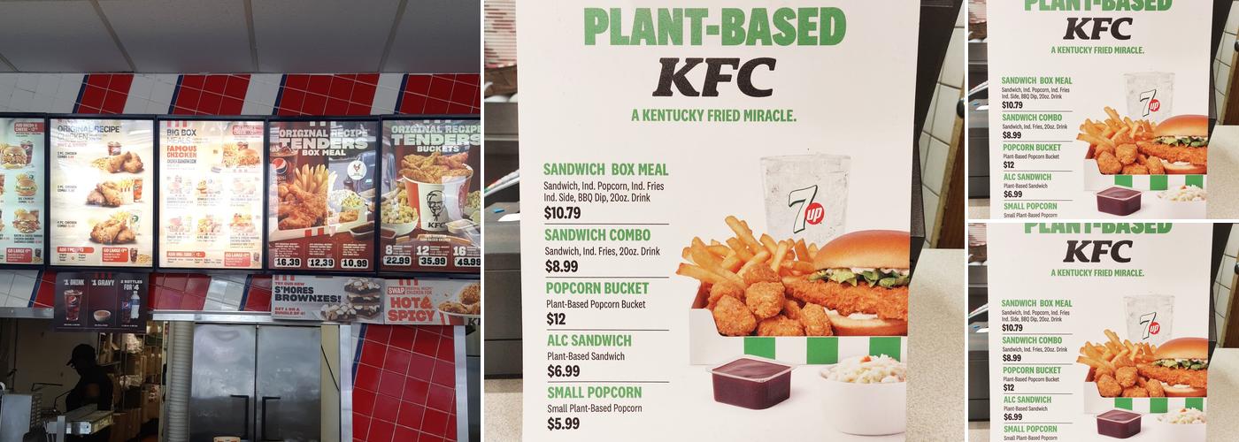 KFC Menu