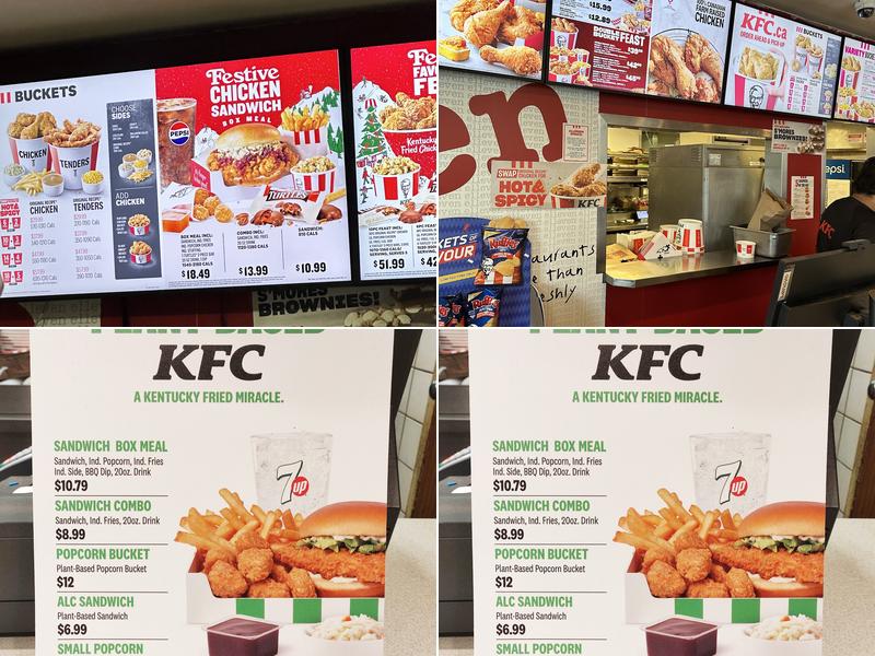 KFC Menu