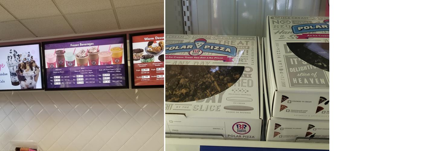 Baskin-Robbins Menu