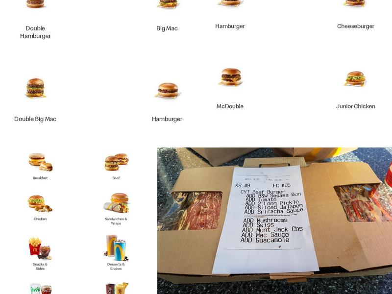 McDonald's Menu