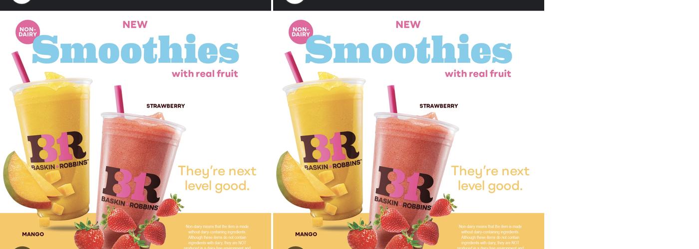 Baskin Robbins Menu