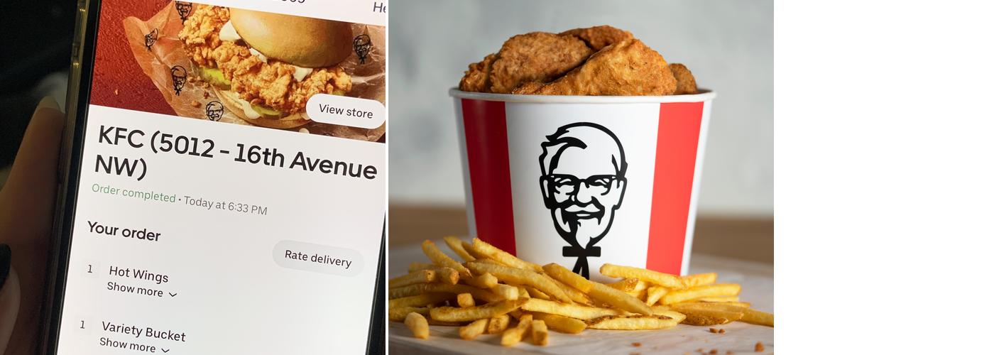 KFC Menu