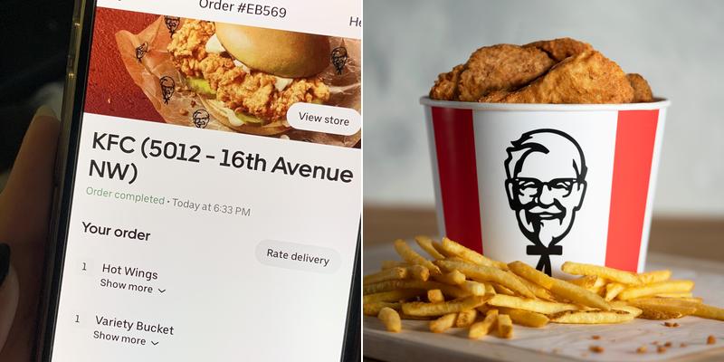 KFC Menu