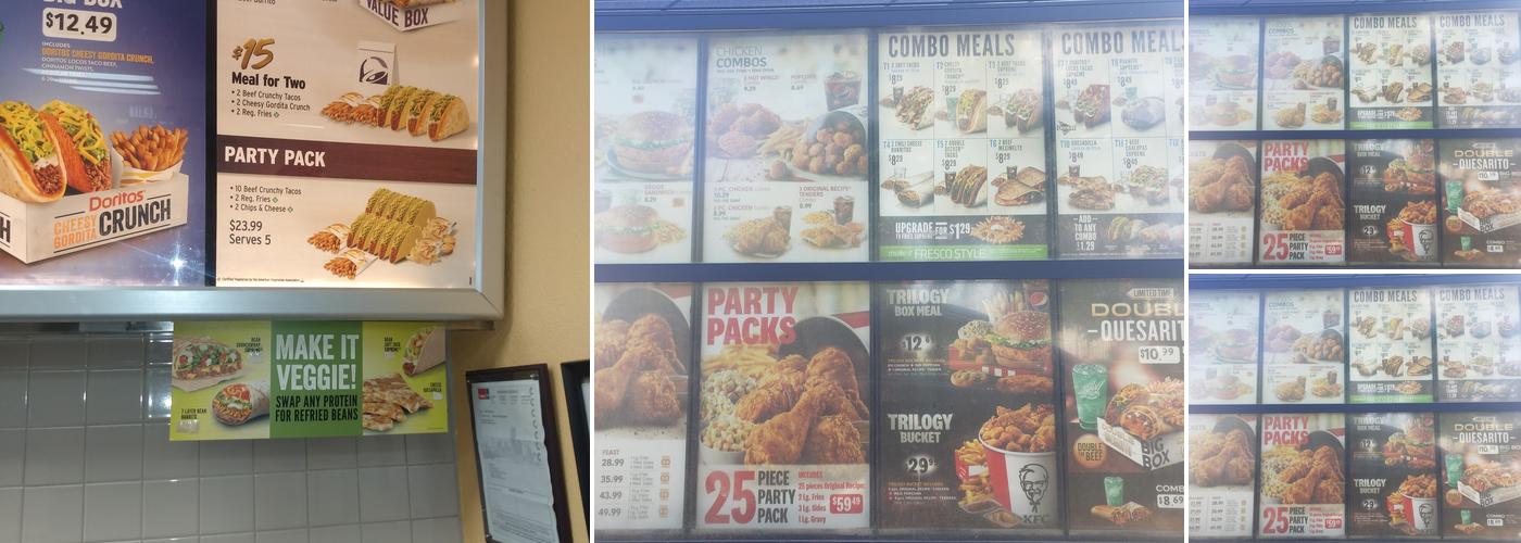 KFC Menu