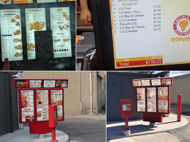 Popeyes Louisiana Kitchen Menu