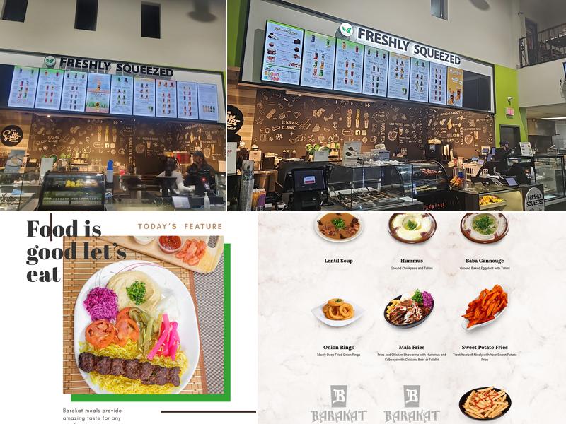 Barakat Restaurant Menu