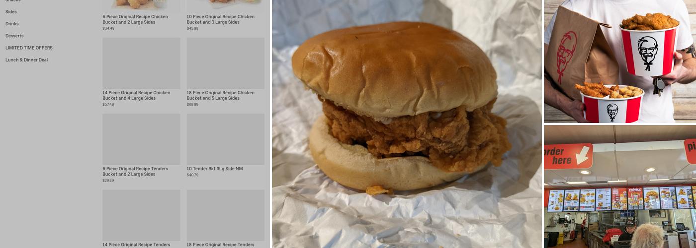 KFC Menu