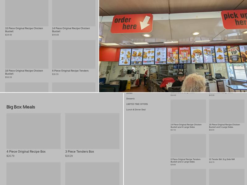 KFC Menu