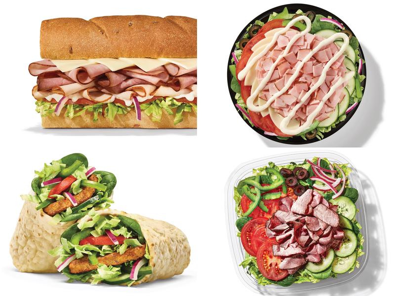 Subway Menu