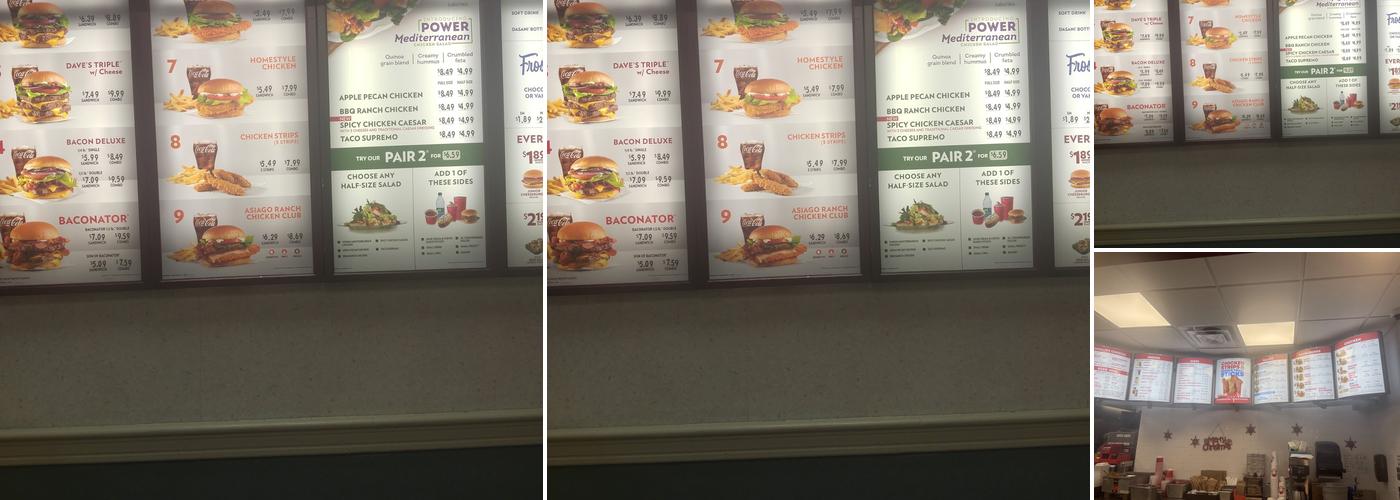 Wendy's Menu
