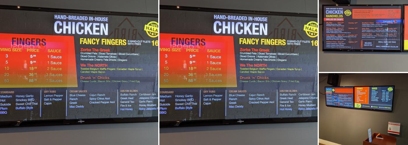 BIRD BOX Menu